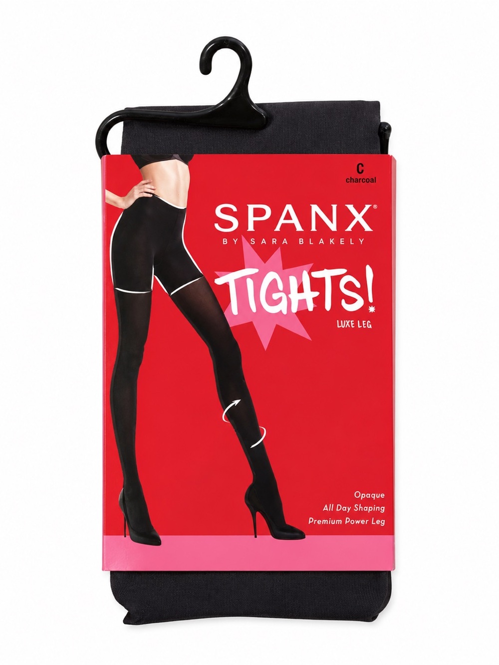 SPANX Charcoal Luxe Leg Opaque Tights